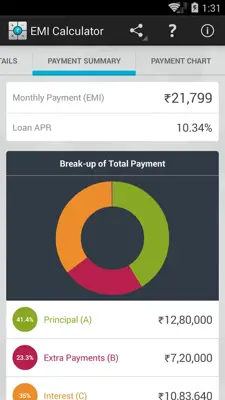 EMI Calculator android App screenshot 6